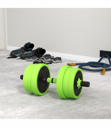 SPORTNOW Weight Dumbbells Set, Barbell, Kettlebell, Push Up Stand, 40kg