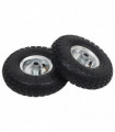 Sack Truck Wheels 2 pcs Rubber 4.10/3.50-4 (260x83)