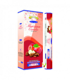 Satya Apple Cinnamon Hexa - 120 Sticks