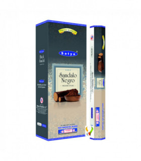 Satya Black Sandal Hexa - 120 Sticks