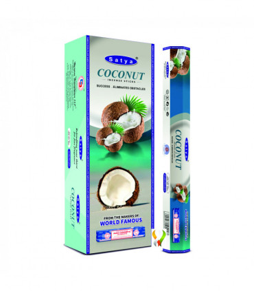 Satya Coconut  Hexa - 120 Sticks