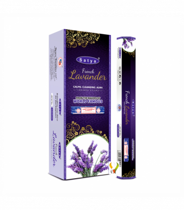 Satya French Lavender Hexa - 120 Sticks