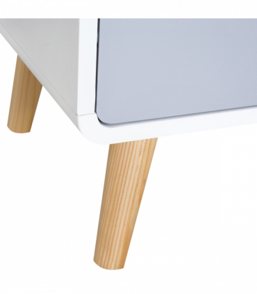 Scandinavian Nordic Style Bedside Table End Nightstand Lamp Desk With Drawer