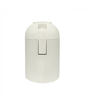 Screw E27 White Plain Holder Bakelite Lamp Holder~2982