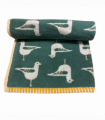 Seagull Turkish Cotton jacquard Bath towel Green