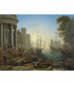 Seaport with the Embarkation of Saint Ursula - National Gallery 1000 Piece Jigsaw Puzzle