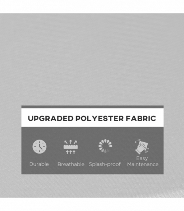 Seat Cushion Pads for Rattan Furniture, 3 PCs Garden Furniture Cushions, Grey