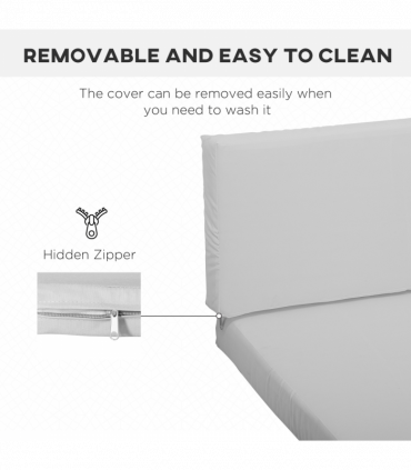 Seat Cushion Pads for Rattan Furniture, 3 PCs Garden Furniture Cushions, Grey