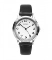 Sekonda Mens Basic Classic White Dial with Black Leather Strap Watch 1530