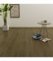 Self-adhesive Flooring Planks 4.46 m² 3 mm PVC Brown