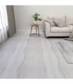 Self-adhesive Flooring Planks 55 pcs PVC 5.11 m² Light Grey