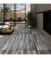 vidaXL Self-adhesive PVC Flooring Planks 2.51 m² 2 mm Striped Grey