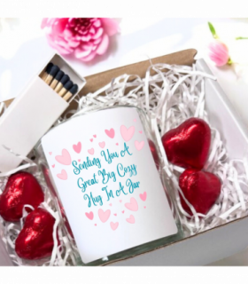 Sending You A Great Big Cozy  Hug In A Jar Candle Gift Set | Best Friend Gift | Scented Candle Gift Box | Message Candle |  Bereavment Gift