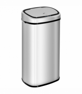 Sensor Bin 68 L Dustbin Stainless Steel Automatic Silver Dust-Silver