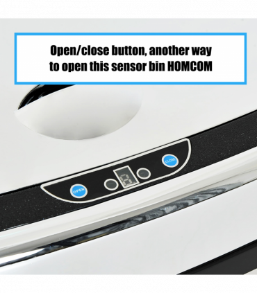Sensor Bin 68 L Dustbin Stainless Steel Automatic Silver Dust-Silver