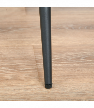 Set Of 2 Retro PU Leather Bar Chairs Set Stylish w/ Footrest Metal Frame