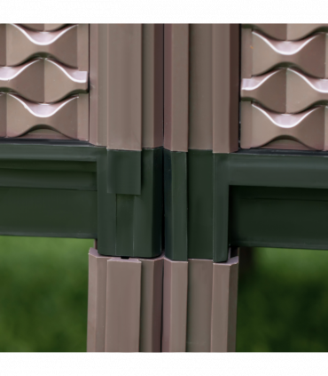 Set of 2 Raised Bed, Elevated Planter Box & Self-Watering Design & Drainage Holes