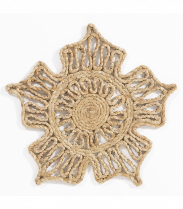 Severn Jute Star 36x36cm Natural Set of 2 Placemats