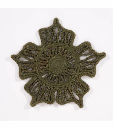 Severn Jute Star 36x36cm Olive Set of 2 Placemats