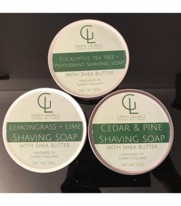 Shaving Soap Eucalyptus, Tea Tree, and Peppermint for a great Shave