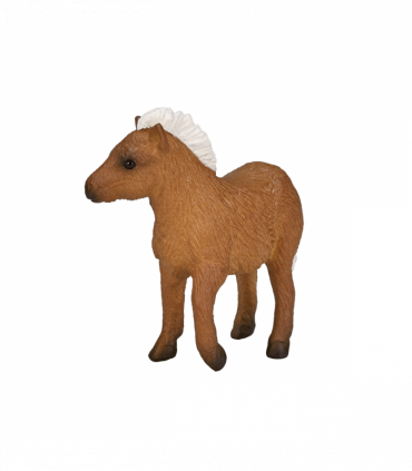 Shetland Foal Toy Figure  Realistic Horse Figurine