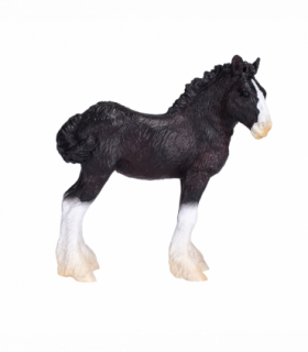 Shire Foal Toy  Realistic Equestrian Figurine