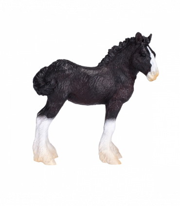 Shire Foal Toy  Realistic Equestrian Figurine