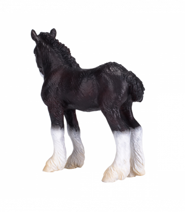 Shire Foal Toy  Realistic Equestrian Figurine