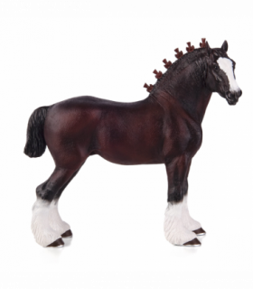 Shire Horse Toy  Realistic Equestrian Figurine