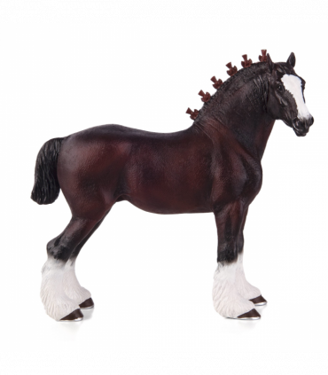 Shire Horse Toy  Realistic Equestrian Figurine