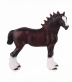 Shire Horse Toy  Realistic Equestrian Figurine