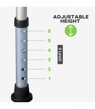 Shower Stool for the Elderly and Disabled, Adjustable Shower Stool HOMCOM