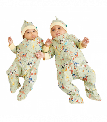 Showman Baby Green & Yellow 5 Piece Set
