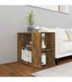 Side Cabinet Smoked Oak 60x30x50 cm Engineered Wood