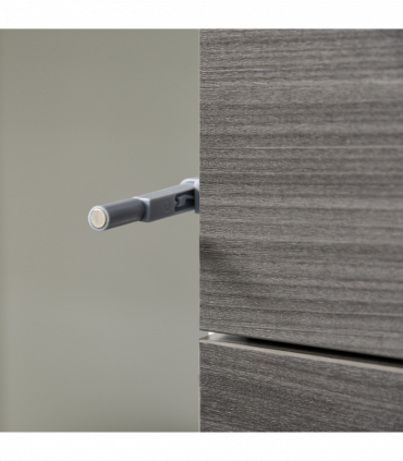 Side Cabinet with 2 Door Cabinet and 2 Drawer for Home Office Grey