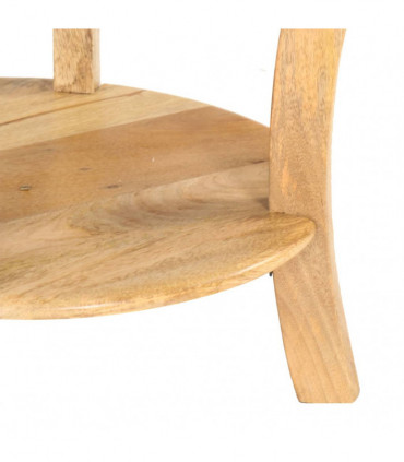 Side Table 37x37x61 cm Solid Mango Wood