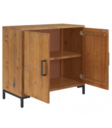 Sideboard Brown 75x35x70 cm Solid Recycled Pinewood