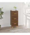 Sideboard Brown Oak 34.5x34x90 cm Engineered Wood