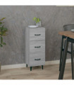 Sideboard Grey Sonoma 34.5x34x90 cm Engineered Wood