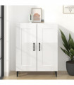 Sideboard High Gloss White 69.5x34x90 cm Engineered Wood