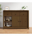 Sideboard Honey Brown 100x35x74 cm Solid Wood Pine
