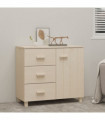 Sideboard Honey Brown 90x40x80 cm Solid Pinewood