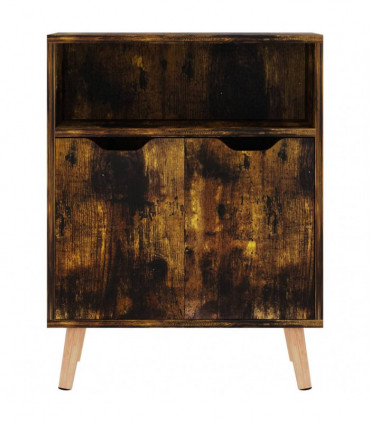 Sideboard Smoked Oak 60x30x72 cm Engineered Wood