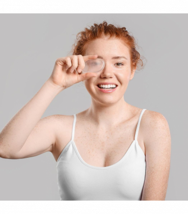 Silicone Clear Make-Up Sponge