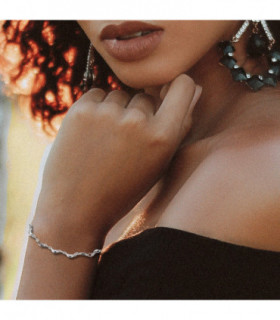 Silver Moon Bracelet