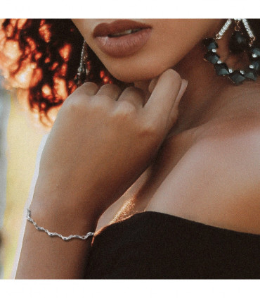 Silver Moon Bracelet