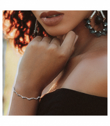 Silver Moon Bracelet