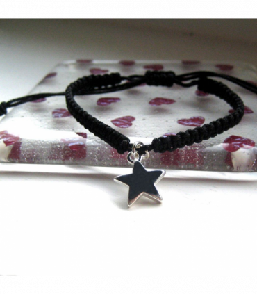 Silver Star Charm Friendship Bracelet