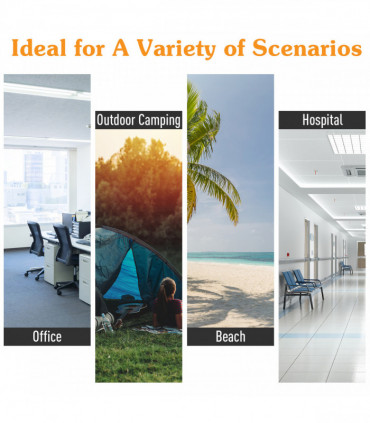 Single Portable Outdoor Military Sleeping Bed Camping Cot Black Outsunny