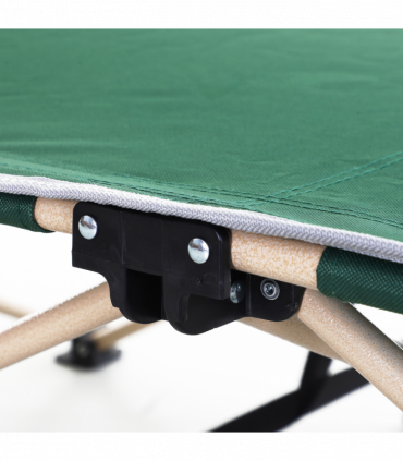 Single Portable Outdoor Military Sleeping Bed Camping Cot Green Outsunny